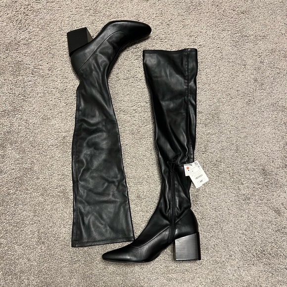 Zara Shoes Zara Knee High Boots Poshmark